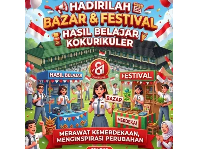 SMKN 3 Palangkaraya menyelenggarakan Bazar dan Festival hasil belajar Siswa