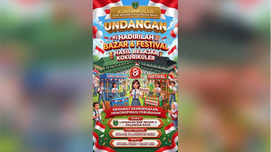 Bazar Karya Siswa SMKN 3 Palangka Raya