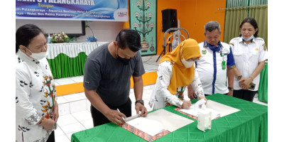 Tingkatkan Sinergi, SMKN 3 Jalin MoU bersama 5 Hotel di Palangka Raya 