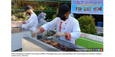 Tata Boga SMKN 3 Palangka Raya Gelar Cooking Demo