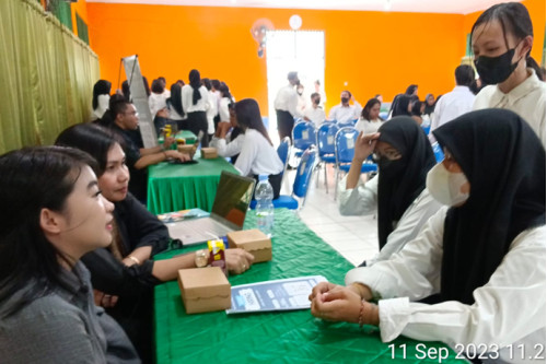 JOB FAIR 2023 di SMK Negeri 3 Palangka Raya berlangsung selama 2 hari